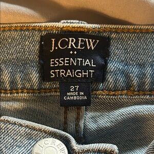 J. Crew Factory Essential Straight Jeans - Blue